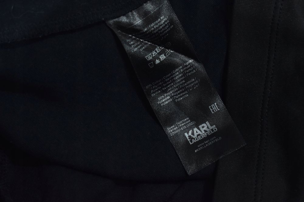 Karl Lagerfeld Czarna Bluza Damska Xl