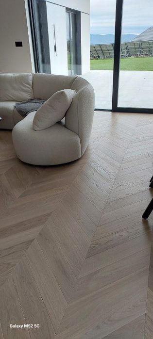 Deska dąb jodełka Francuska na ogrzewanie podłogowe Parkiety Ziaja