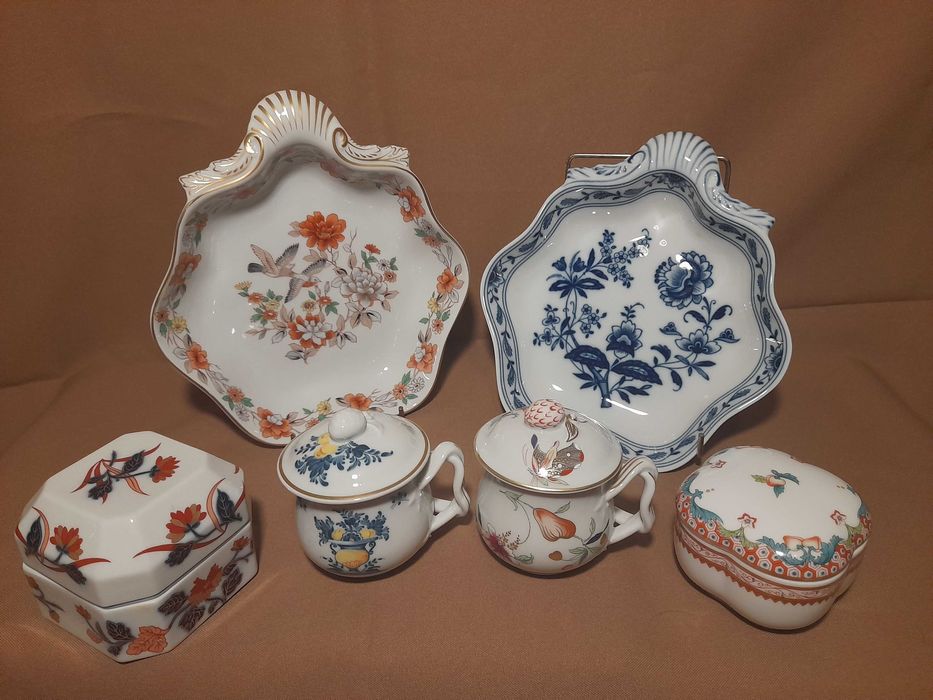 Conchas Vista Alegre, Cremeiras e caixa Luanda