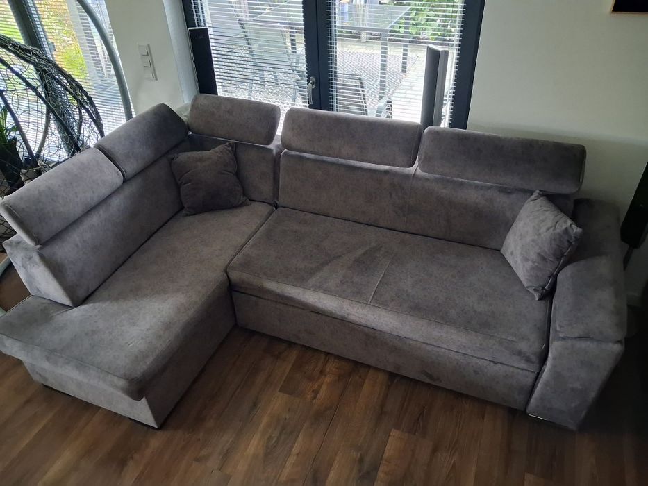 Narożnik z funkcją spania