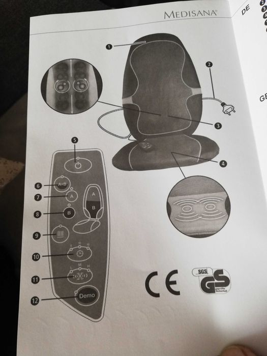 Masażer  Shiatsu MC 82L