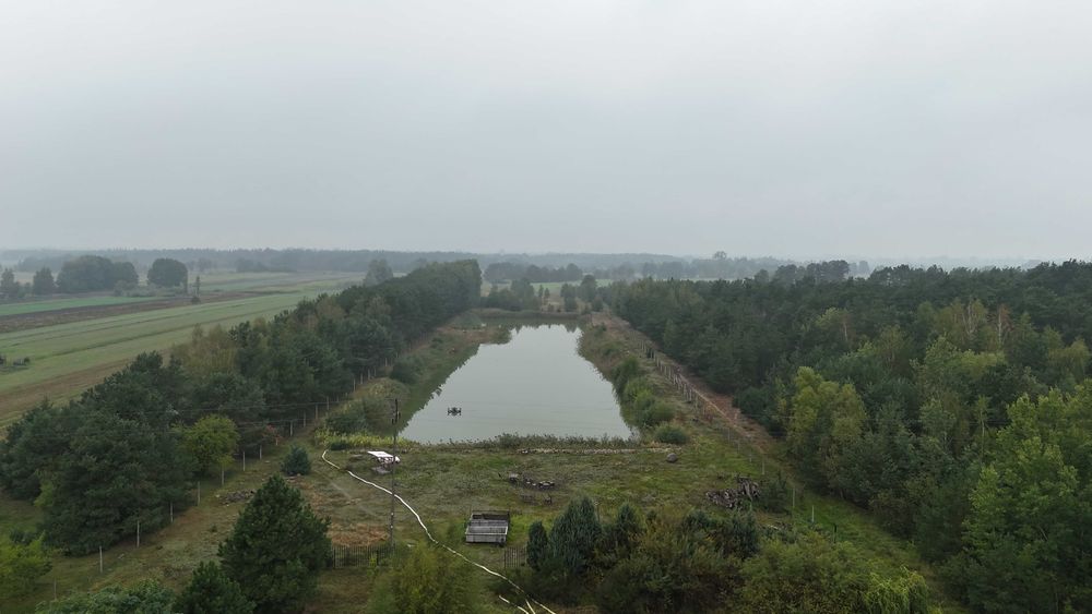 inwestycyjna działka ze stawem