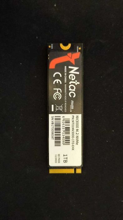 SSD 1TB NVMe Netac NV3000 | до 3400MB/s | M.2 для ПК/ноутбука
