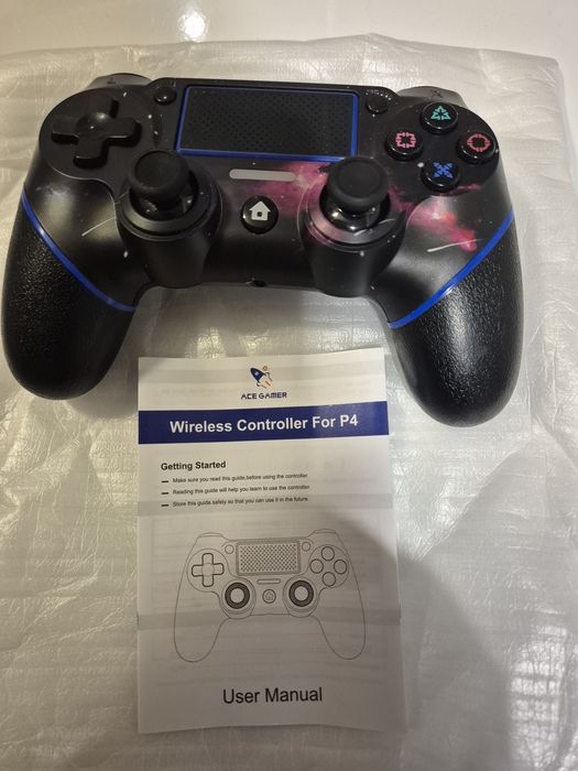 Бездротовий геймпад PS 4 AceGamer Wireless Controller, призначений для консолей PlayStation 4 (а також версій Pro/Slim) і ПК на Windows.