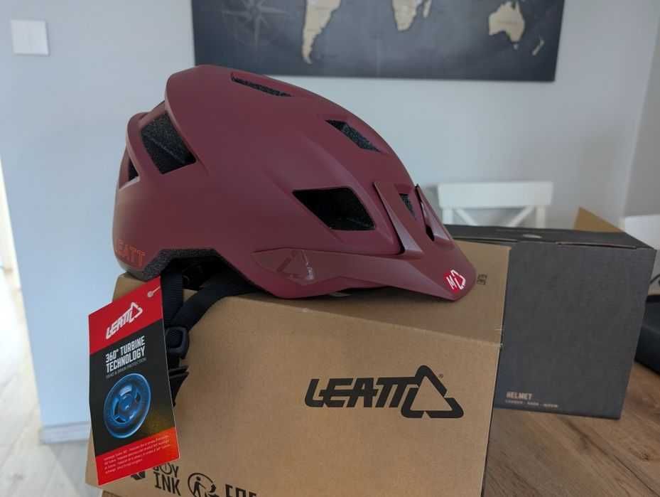 Kask rowerowy Leatt MTB AlIMtn 1.0 V23 lava, enduro