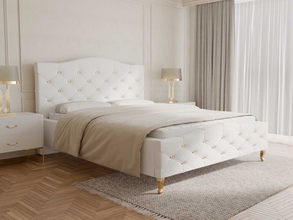 Łóżko tapicerowane Glamour III 120, 140, 160, 180, 200x200