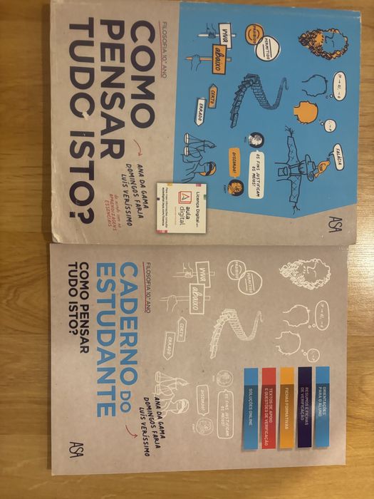 Manuais escolares Filosofia 10 ano. 10 euros cada livro