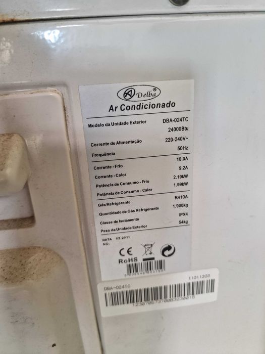 Ar condicionado Delba 24000BTU
