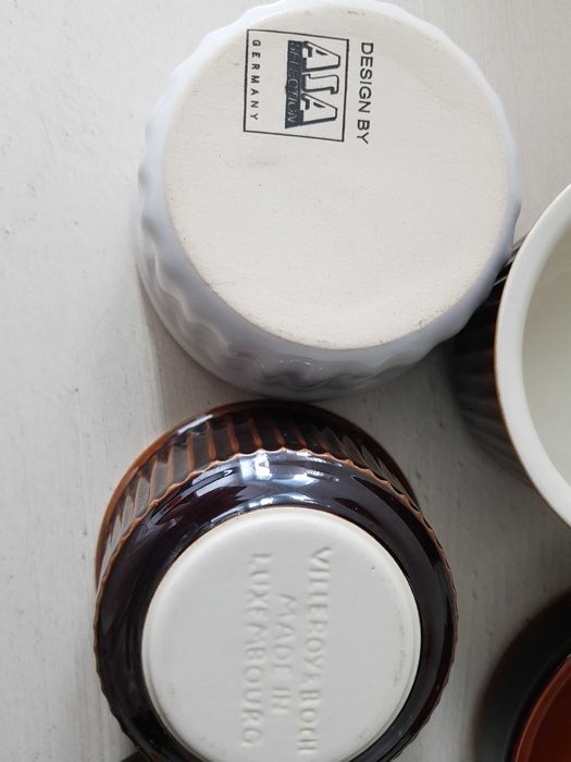 Kokilki  naczynia do zapiekania kamionkowe – zestaw 12 szt-st. idealny