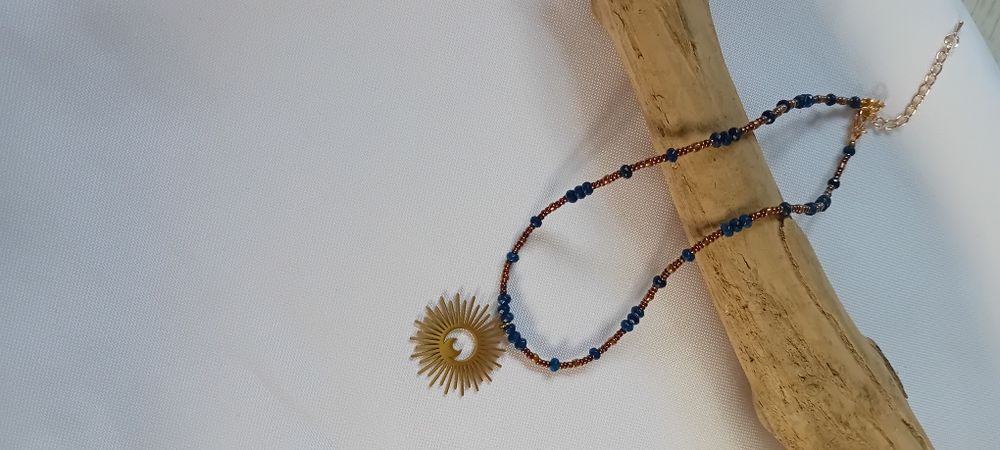 Naszyjnik/Choker kamienie naturalne