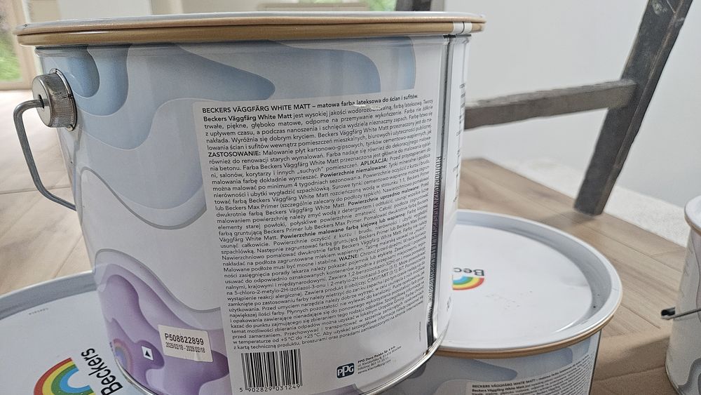 Farba Beckers White Vaggfarg 10 litrów