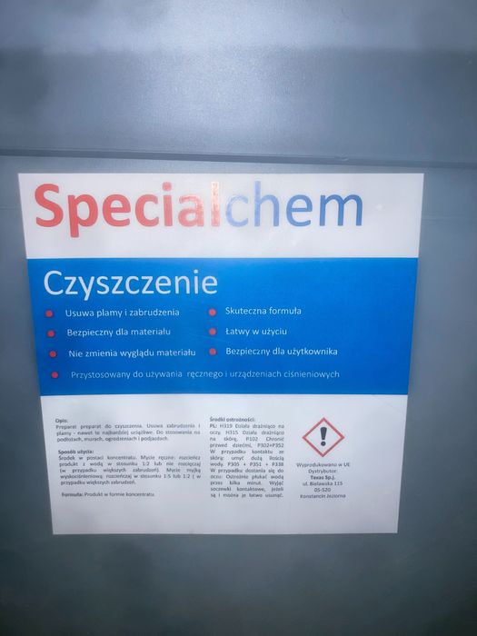 3 szt  20L Specialchem Usuwanie białych wykwity wykwitów, cegła