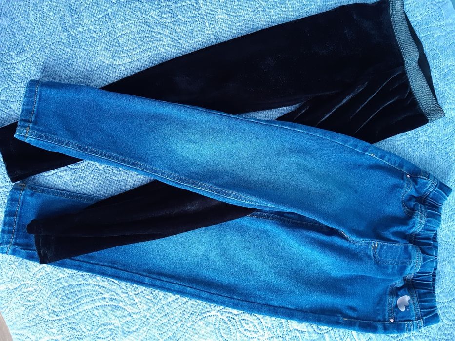 Legginsy i spodnie jeansowe