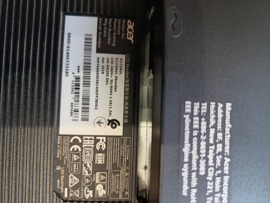 Продам монітор acer 27"