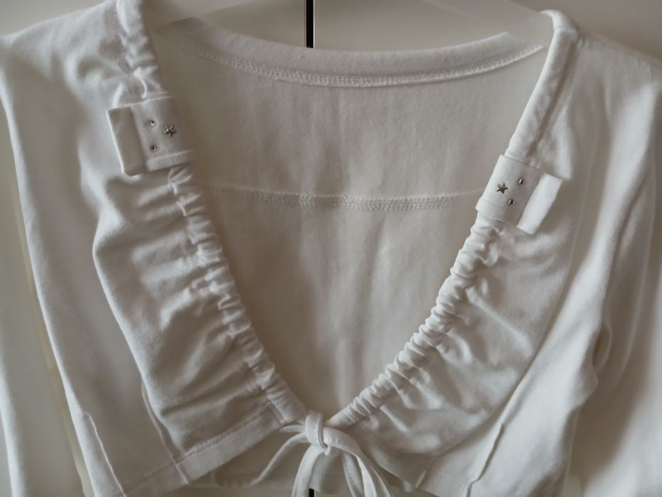 Bolerko białe dla dziewczynki