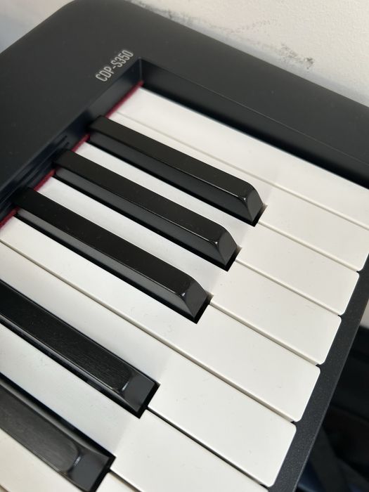 Teclado casio cdp s350 com saco de trabaporte e suporte como novo!