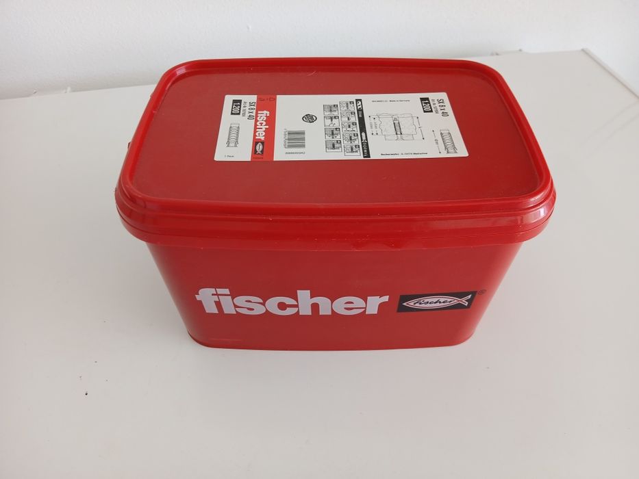 Caixa Buchas de fixacao marca fischer,1200 × 720 unidades