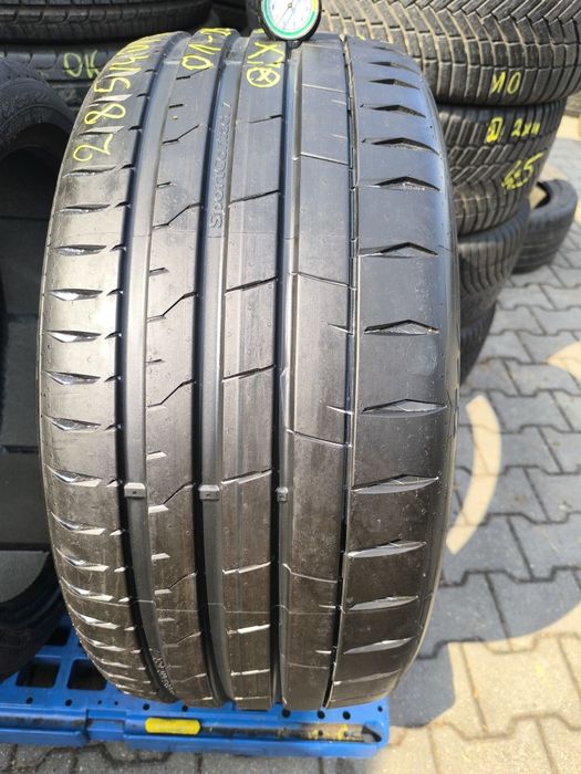 Opona Continental sport contact 7 285/40/22 pojedynka  demo