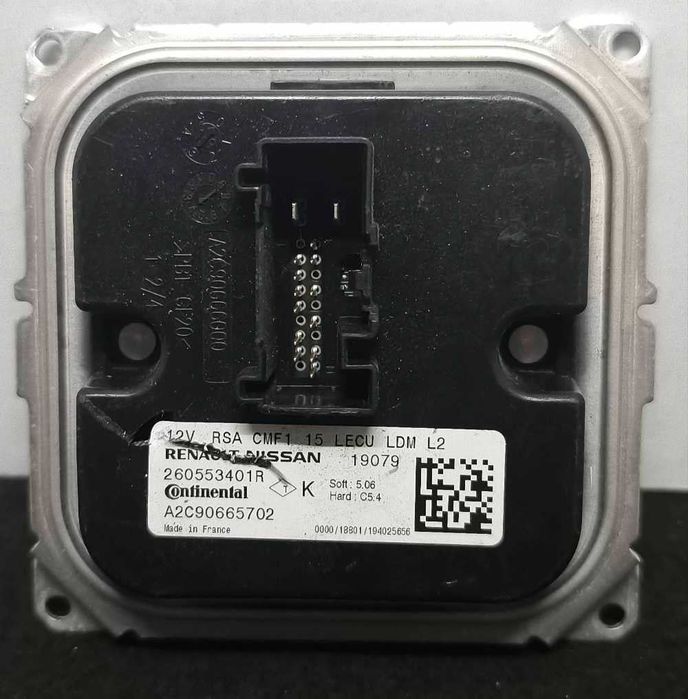 Balástro Xénon / Módulo LED 260553401R - NISSAN QASHQAI I