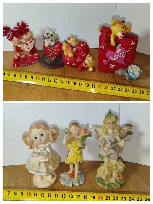 Статуэтки, копилки, подсвечники новые и б/у