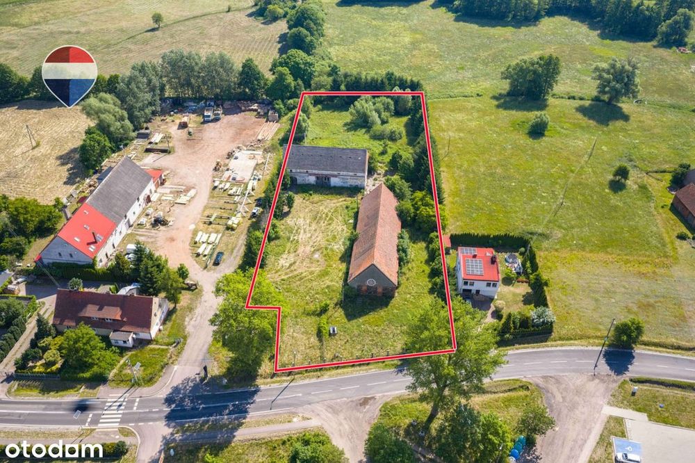Dwa budynki magazynowo-produkcyjne + działka 6.496 m²