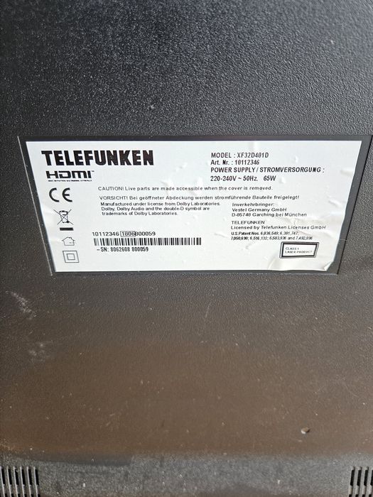 Telewizor telefunken 32cale smart tv