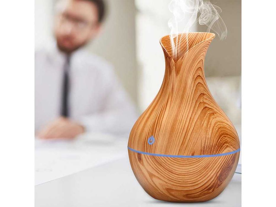 Nawilżacz Powietrza Dyfuzor Zapachowy Aromaterapia Podświetlenie