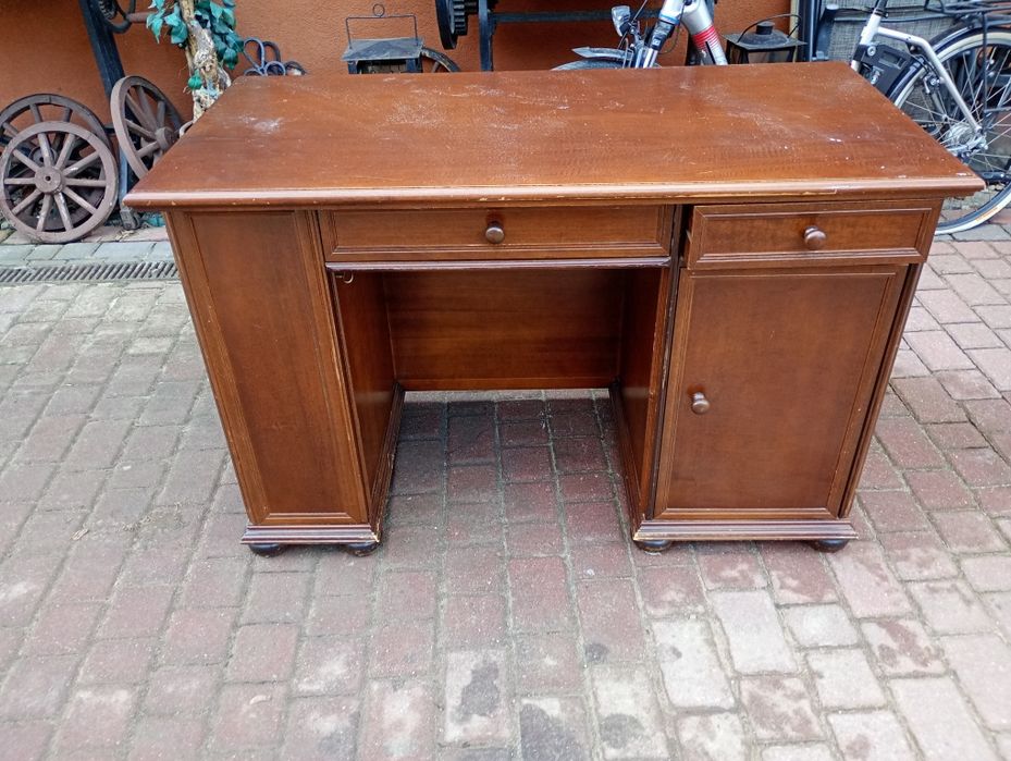 Biurko stylowe lite drewno