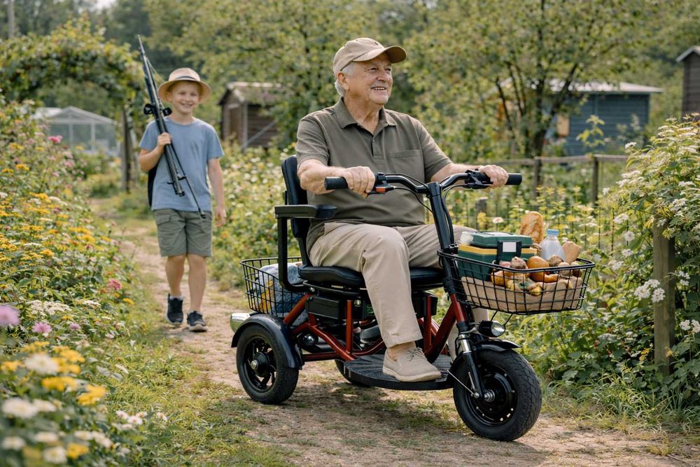 Skuter elektryczny dla seniorów i nie tylko