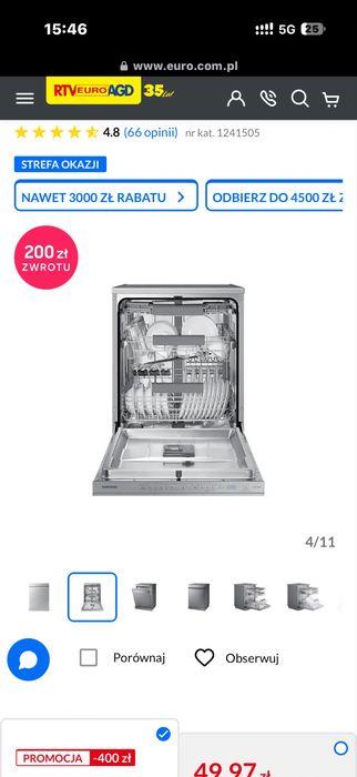 Zmywarka samsung