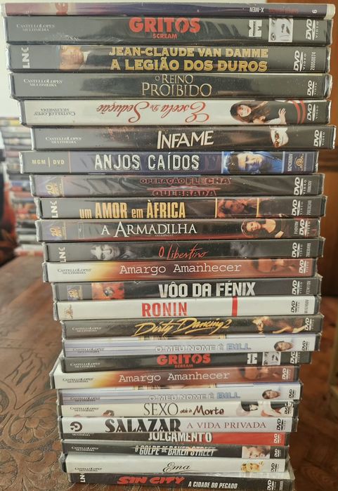 180 dvd's selados