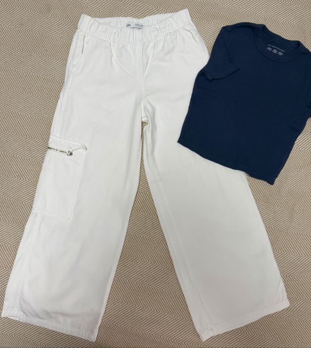 Кюлоти,джинси Zara+ топ
