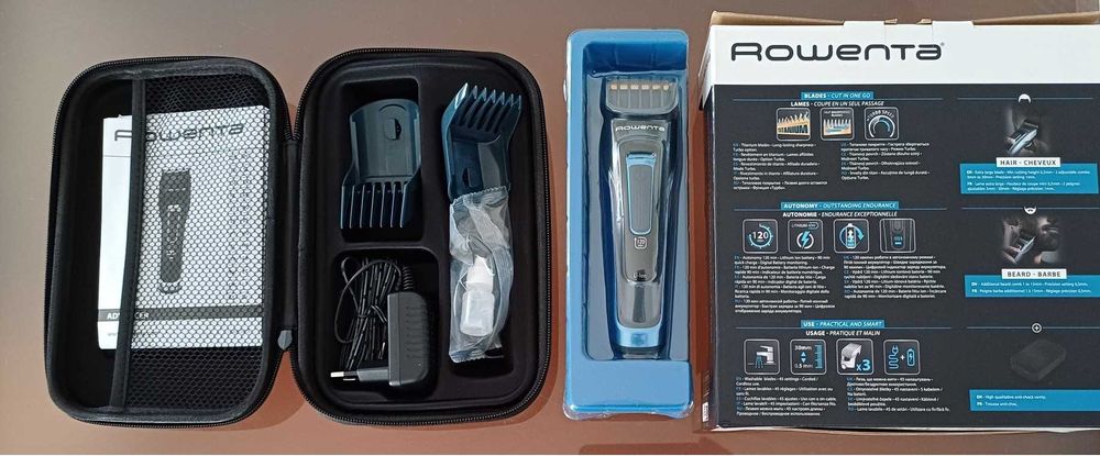 Aparador de barba e cabelo multifunções Rowenta - NOVO nunca usado