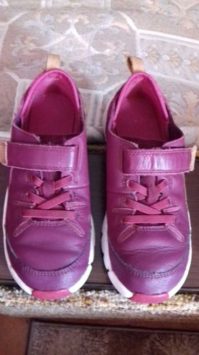 Кожаные кроссовки Clarks 32,5 размер