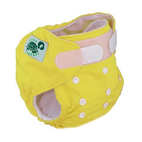 Fralda reutilizável com velcro - NOVAS - Várias cores