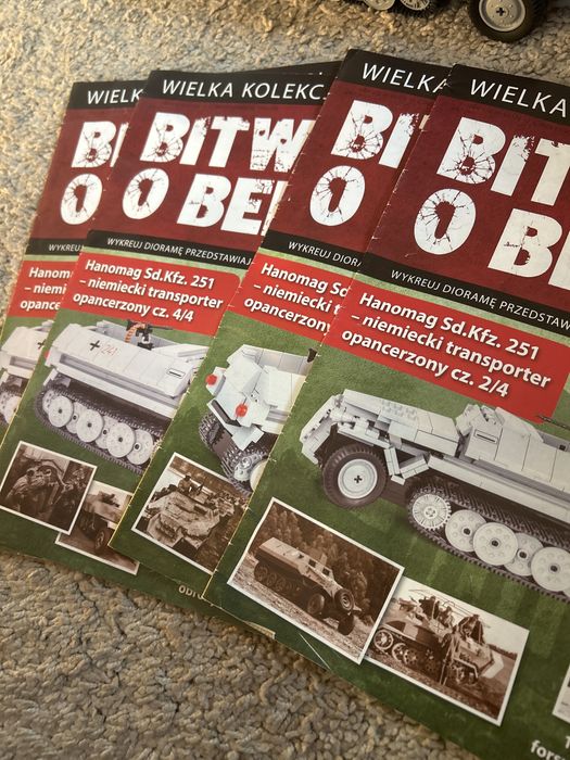 Klocki cobi Hanomag Sd.kfz. 251 niemiecki transporter opancerzony