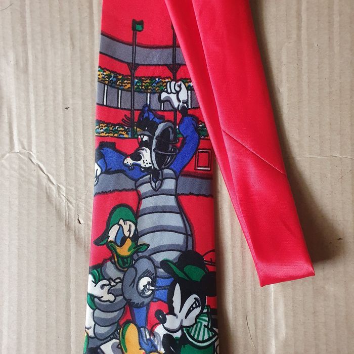Krawat Goofy,Kaczor Donald, Myszka Miki jedwab(k-7)