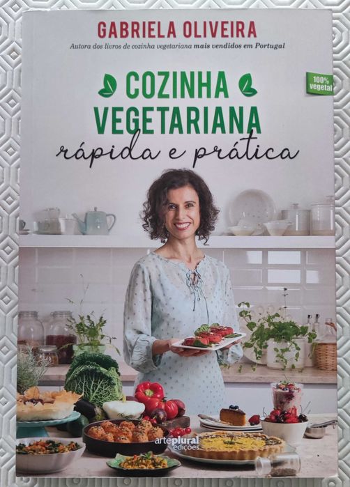 Livro Cozinha vegetariana Gabriela Oliveira