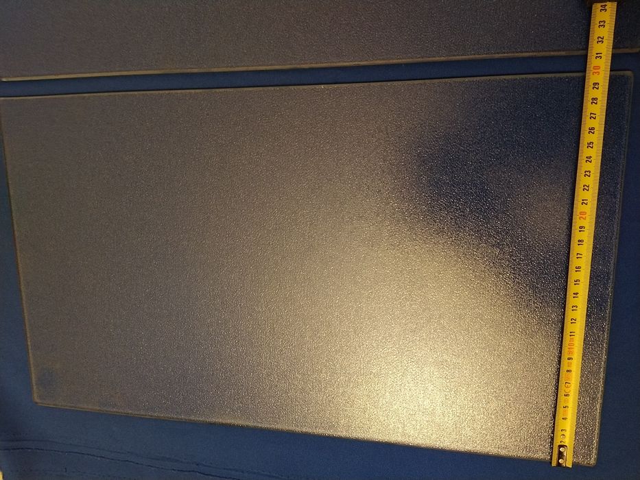 Placas de vidro (duas unidades) para prateleira