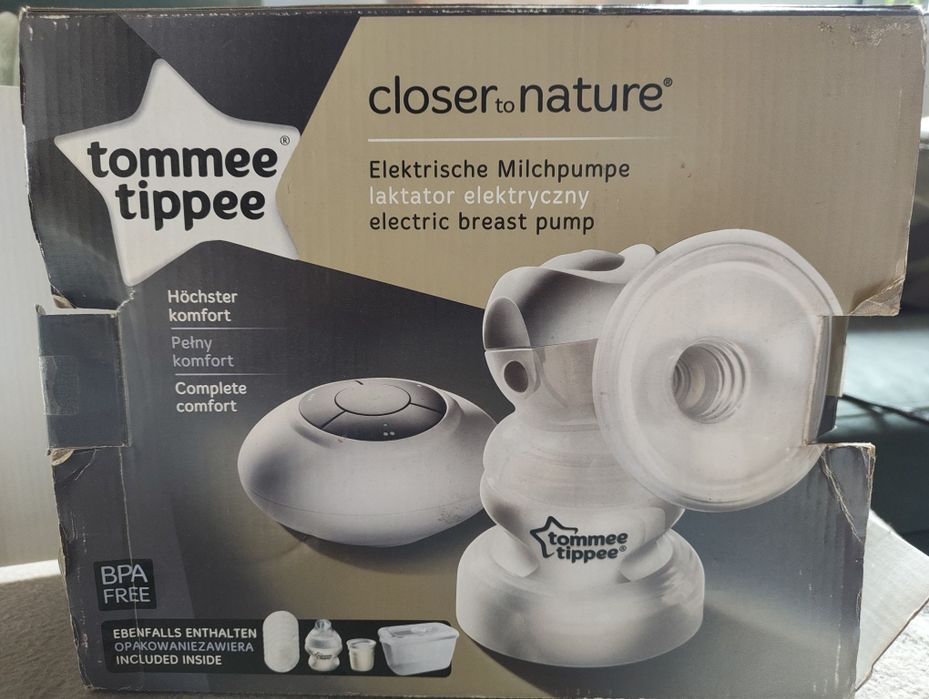 Laktator elektryczny Tommee Tippee Closer to Nature – sprawny, z akcesoriami