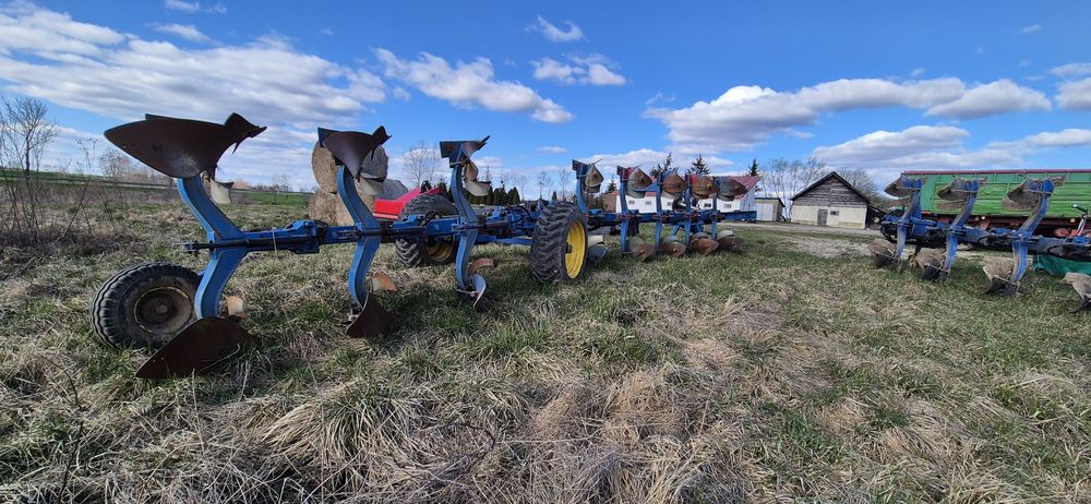 Pług obracalny 8 skibowy overum dvxl na wózku