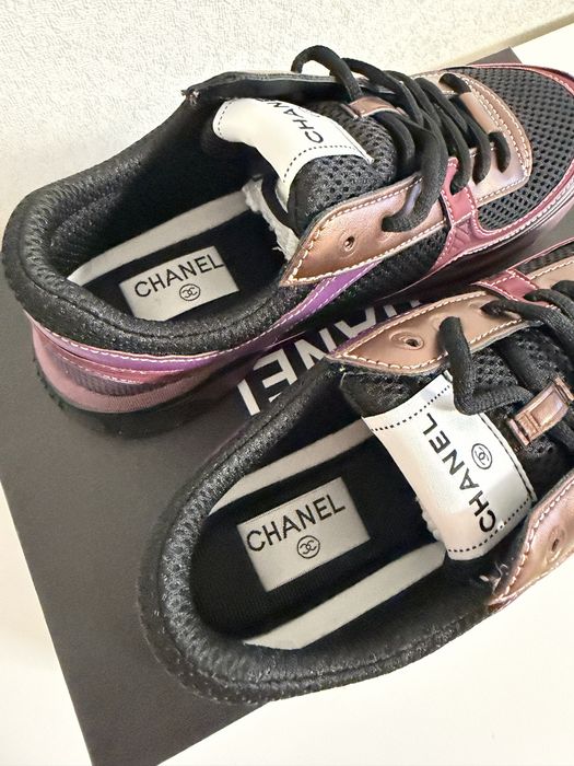 Кроссовки Chanel Fabric Laminated Calfskin 38(24cm)
