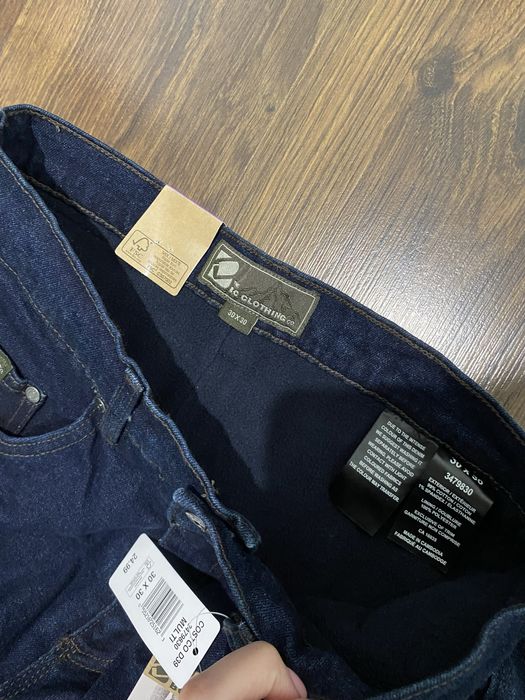 Утеплені джинси BC Clothing на флісі нові сині штани чоловічі jeans