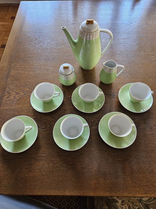 Zestaw kawowy porcelana Uhlstädt UNIKAT!