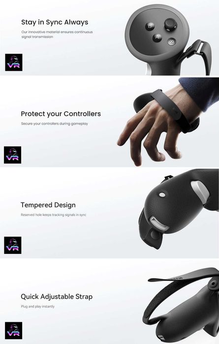 KIWI Design‼️TOP Meta Quest 3 (3S) Grips чохли \ чехлы Oculus