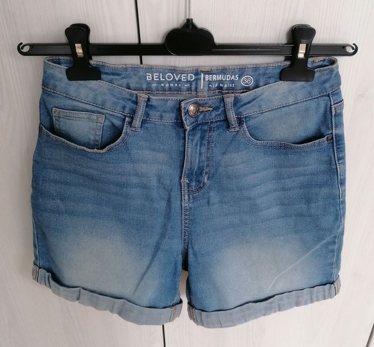 Szorty damskie Bermudy mid waist Pepco rozmiar 36