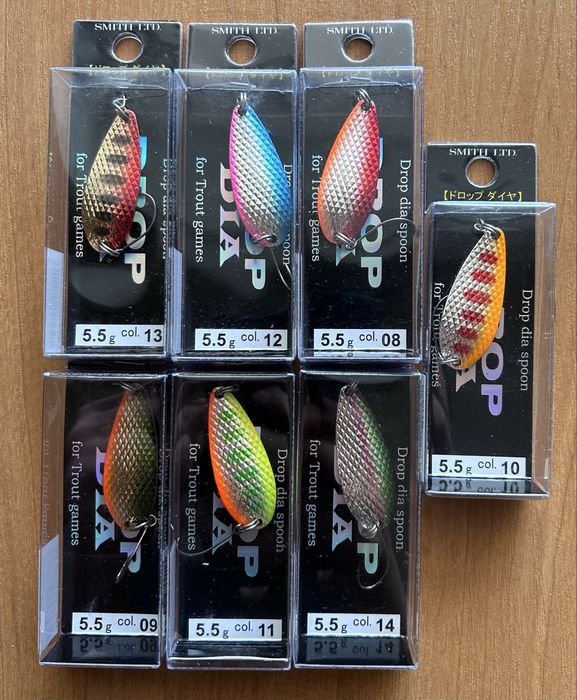 Япония, блешня SMITH, Waterland, воблери Daiwa