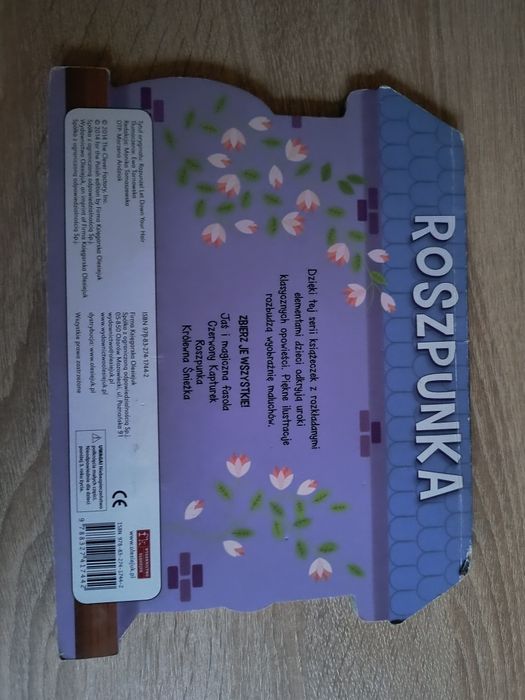 Roszpunka książka z rozkładanymi elementami