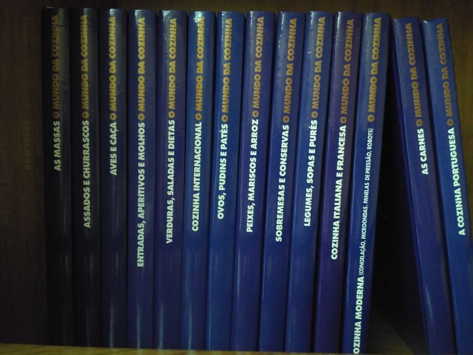 Coleção de livros culinária