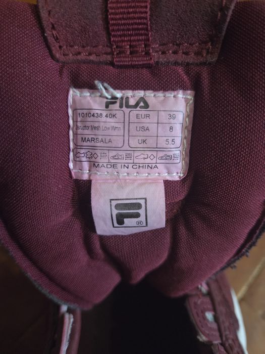 Fila Disruptor Mesh Low wmn кросівки бордові